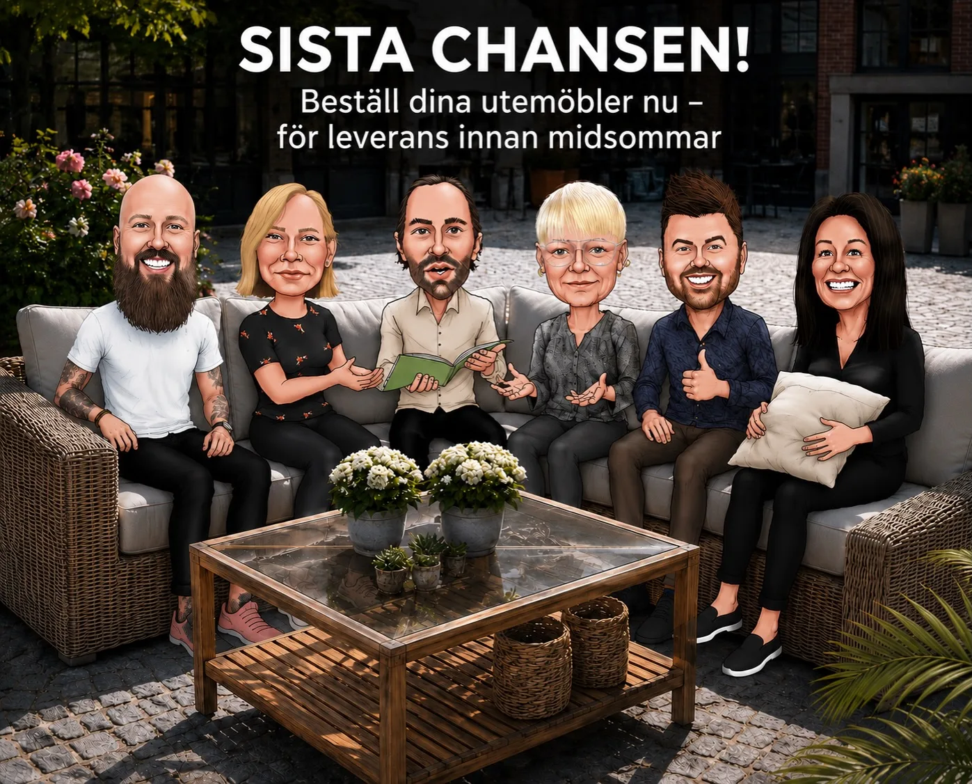 SISTA CHANSEN FÖR LEVERANS INNAN MIDSOMMAR! ☀️

Drömmer du om en ny uteplats till sommarens alla fikastunder, grillkvällar och sena sommarkvällar?

Nu börjar flera av våra populäraste utemöbler närma sig sista beställningsdatum för leverans innan midsommar. Väntar du för länge finns risken att favoriten inte hinner fram i tid.

Hos oss hittar du kvalitetsmöbler från bland annat Cane-line, Grythyttan och Brafab – noggrant utvalda för att hålla i många somrar framöver.

📍 Besök oss i Arnäsvall
💻 Handla när det passar dig på stegbo.se

Välkommen in så hjälper vi dig att hitta rätt utemöbler för just din uteplats.