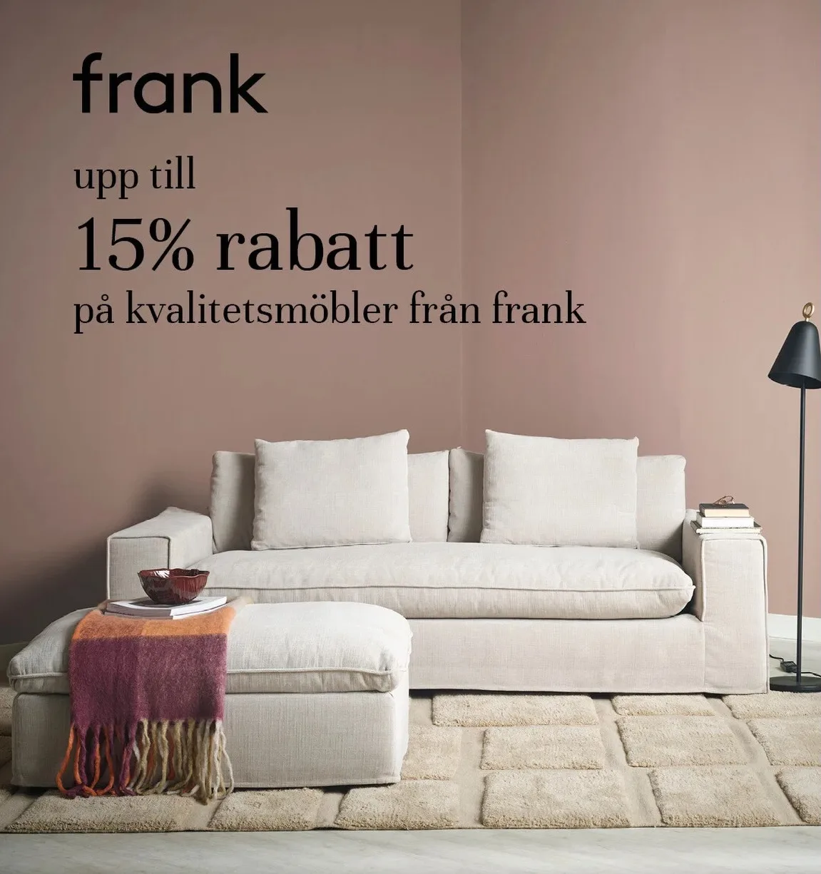 Skandinavisk design när den är som bäst.

Frank är för dig som uppskattar rena linjer, naturliga material och möbler som känns lika aktuella idag som om många år.

En kollektion skapad för ett lugnt, harmoniskt hem där kvalitet och tidlös design står i fokus.

✨ Just nu får du upp till 15% rabatt på möbler från Frank.

Kampanjen gäller t.o.m. 10 augusti.

Välkommen in till butiken för inspiration och personlig rådgivning, eller upptäck hela kollektionen på stegbo.se.

#StegboMöbler #Frank #SkandinaviskDesign #TidlösDesign #Kvalitetsmöbler