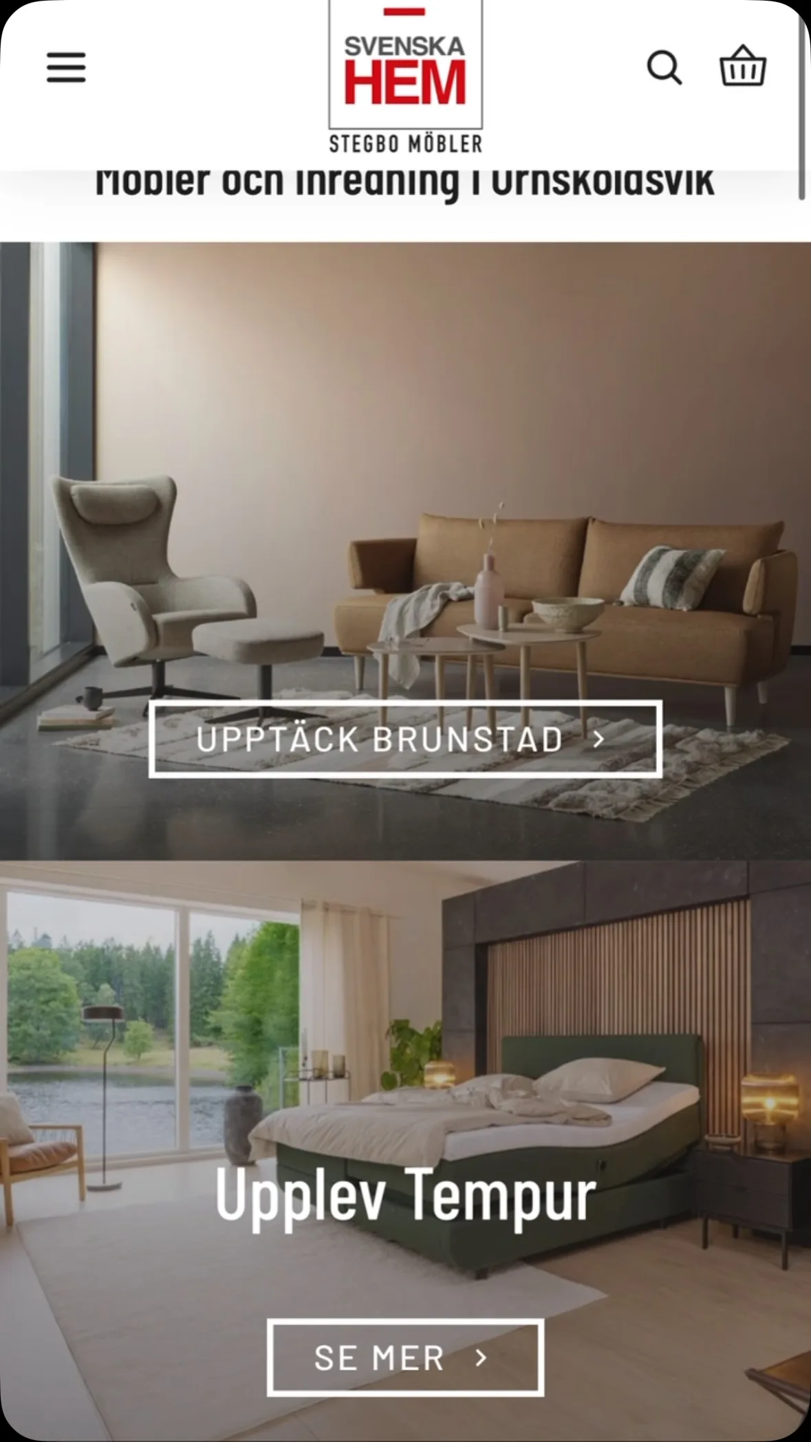 Välkommen till stegbo.se 🤍

Oavsett om du letar efter en ny soffa, säng, matgrupp eller bara vill hitta inspiration till ditt hem finns vi med dig hela vägen.

På stegbo.se kan du:
✨ Upptäcka noga utvalda kvalitetsmöbler
✨ Läsa guider och få inspiration
✨ Utforska välkända varumärken
✨ Handla när det passar dig – dygnet runt

Och behöver du hjälp? Då finns våra möbelexperter bara ett samtal eller ett besök bort.

Vi tror på personlig rådgivning, oavsett om den börjar i butiken eller på webben.

👉 Besök oss på stegbo.se och låt dig inspireras.