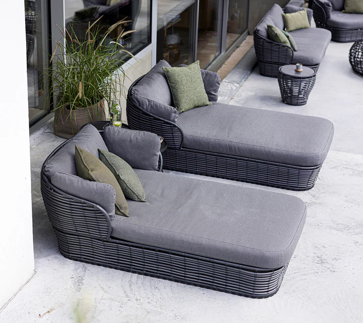 Basket daybed cane-line graphite