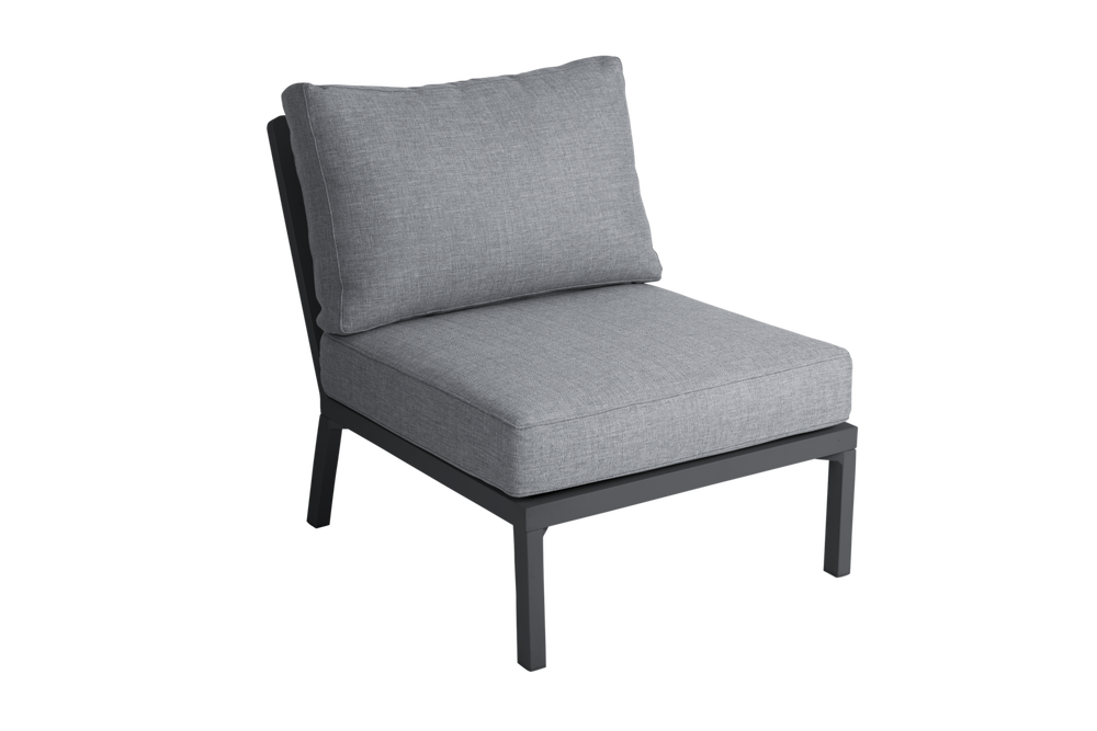 Brafab Samvaro Low mittdel – Flexibel modul i aluminium med vattentåliga dynor. Bygg din egen loungegrupp på stegbo.se eller besök vår butik i Örnsköldsvik.