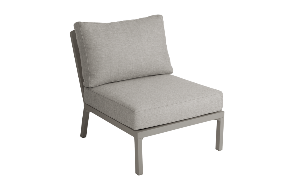 Brafab Samvaro Low mittdel – Flexibel modul i aluminium med vattentåliga dynor. Bygg din egen loungegrupp på stegbo.se eller besök vår butik i Örnsköldsvik.