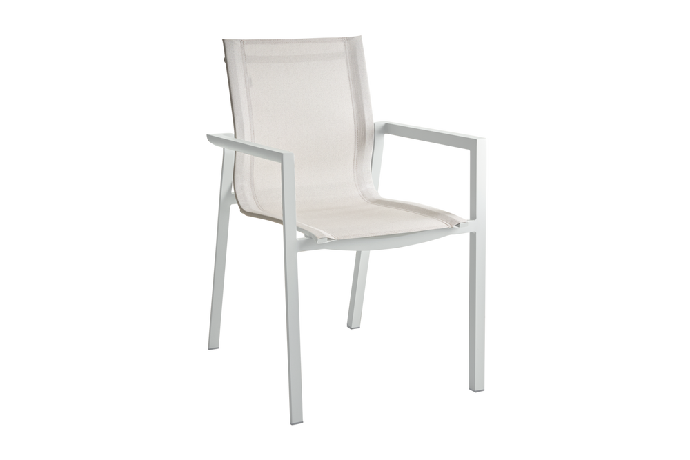 Delia karmstol Light Grey Off-White brafab