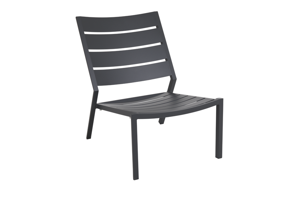 Delia loungefåtölj antracit brafab