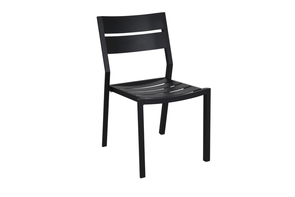 Delia matstol Svart brafab