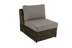 Brafab Glendon mittdel – Byggbar modul i rund konstrotting med vattenavvisande dyna. Skapa din personliga soffgrupp på stegbo.se eller i Örnsköldsvik.