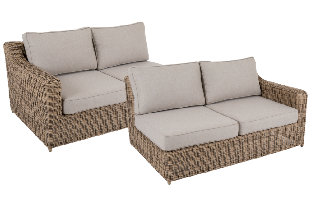 Brafab Glendon avslut – Elegant avslutsmodul i rund konstrotting med vattenavvisande dyna. Rama in din soffgrupp på stegbo.se eller i Örnsköldsvik.