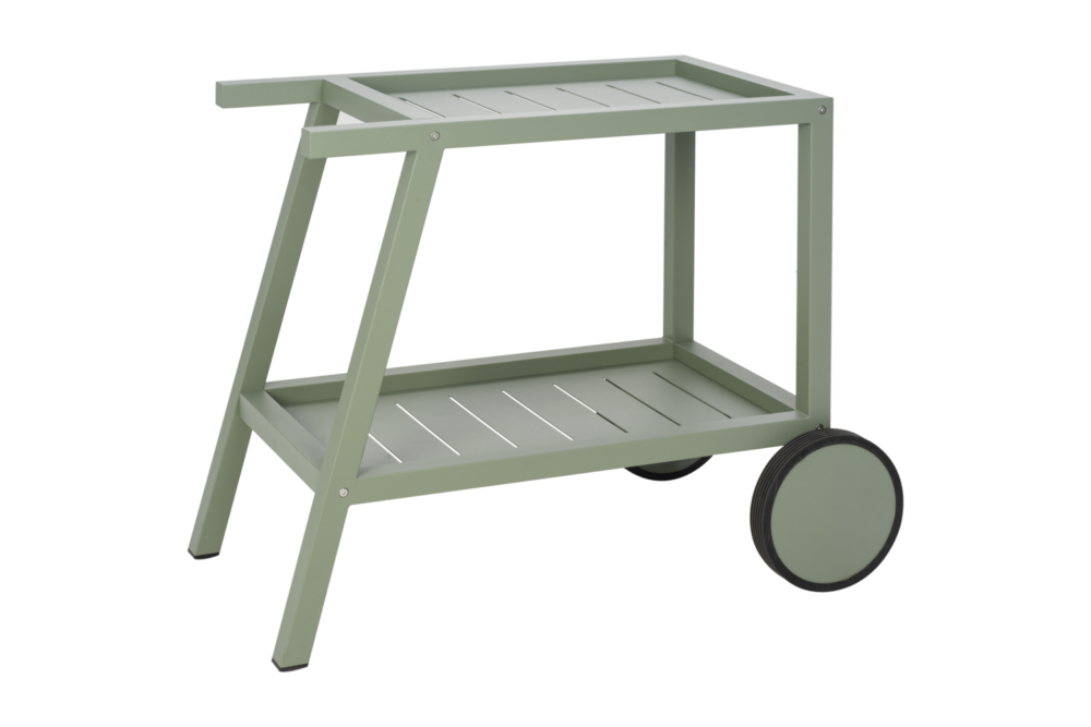 Brafab Samvaro serveringsvagn – Smidig vagn i aluminium för servering och avställning. Modern design. Köp på stegbo.se eller i Örnsköldsvik.