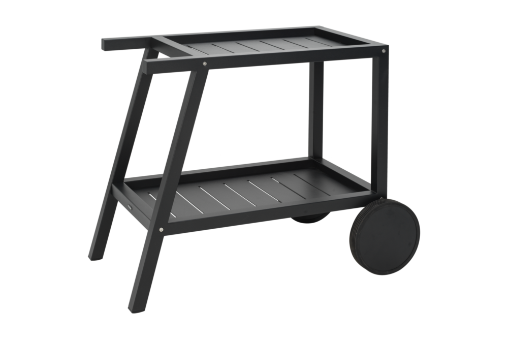 Brafab Samvaro serveringsvagn – Smidig vagn i aluminium för servering och avställning. Modern design. Köp på stegbo.se eller i Örnsköldsvik.