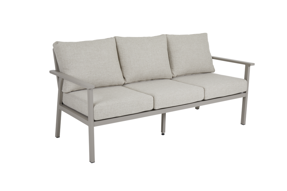 Samvaro High 3-sitssoffa Khaki Sand brafab