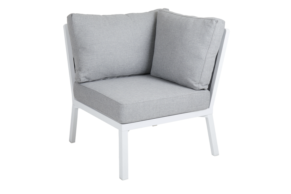 Samvaro High hörn Vit Pearl grey brafab