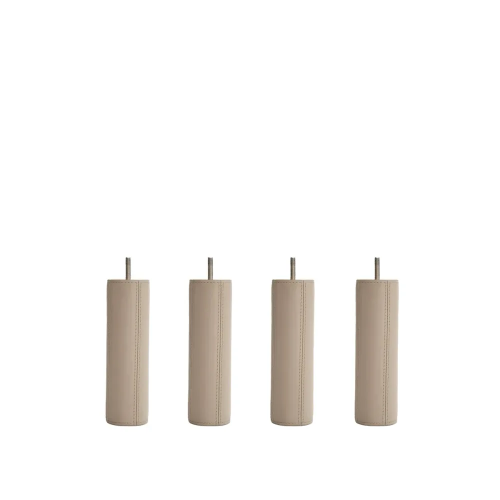 Köp DUX SC sängben i rund läder Oatmeal (4-pack) hos Stegbo. Exklusiva sängben designade för DUX Sustainable Comfort-serien. Finns i olika höjder.