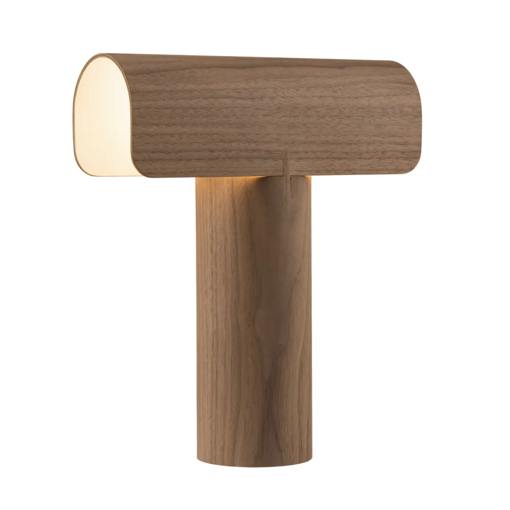 Teelo 8020 bordslampa med skulptural form och varmt ljus