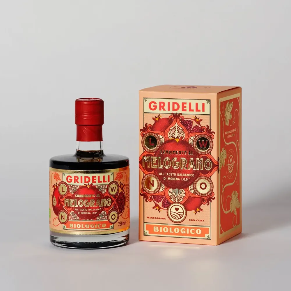 Aceto Balsamico Al Melograno med granatäpple från Gridelli